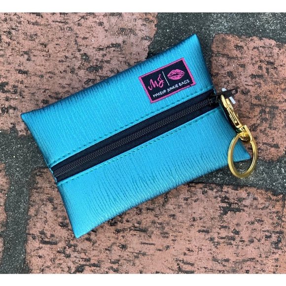 Makeup Junkie Handbags - Makeup Junkie Micro  New  BLUE TOPAZ